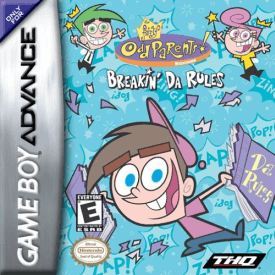 Fairly Odd Parents: Breakin' Da Rules box art for GameBoy Advance